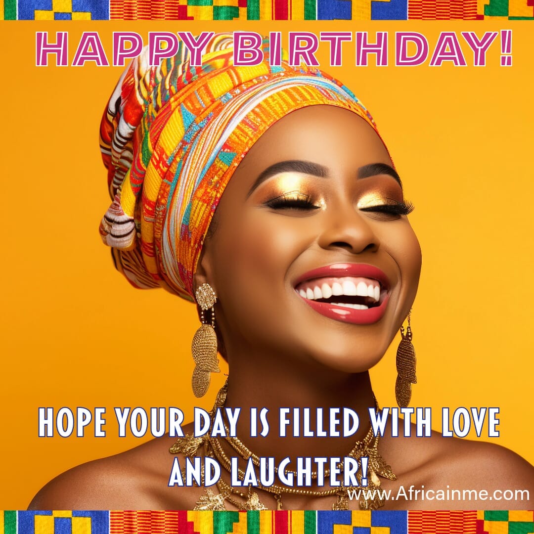Classy Happy Birthday African American Woman: Free to Share