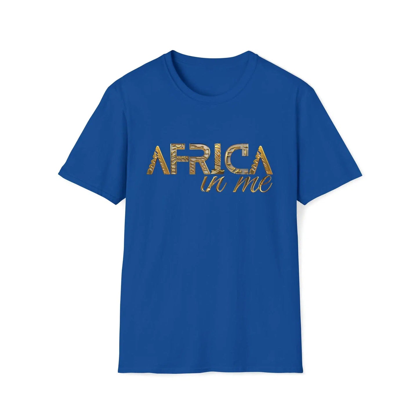 Black History T shirts | Black Culture Africa in me Golden t-shirt