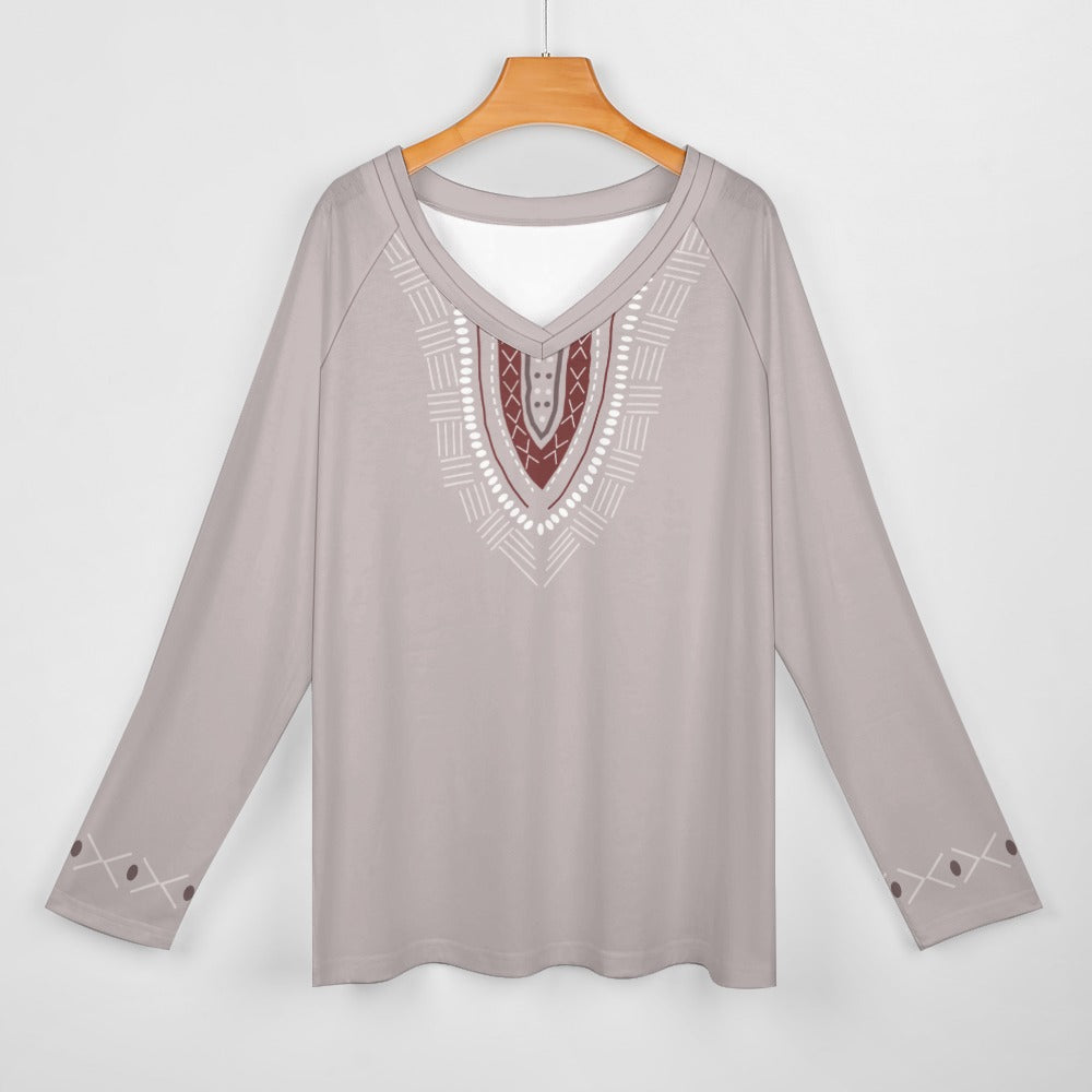 African Print Blouses for ladies Blush