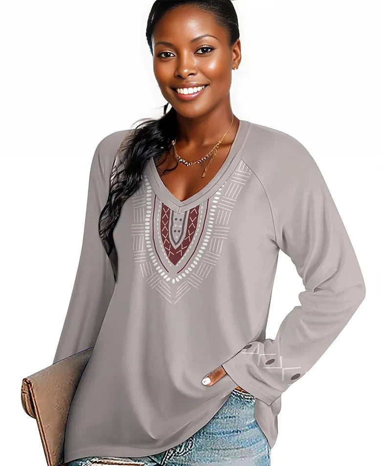 African Print Tops for ladies Blush