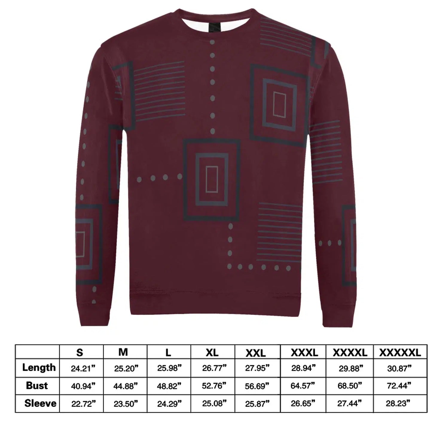 African style shirts men | Merlot