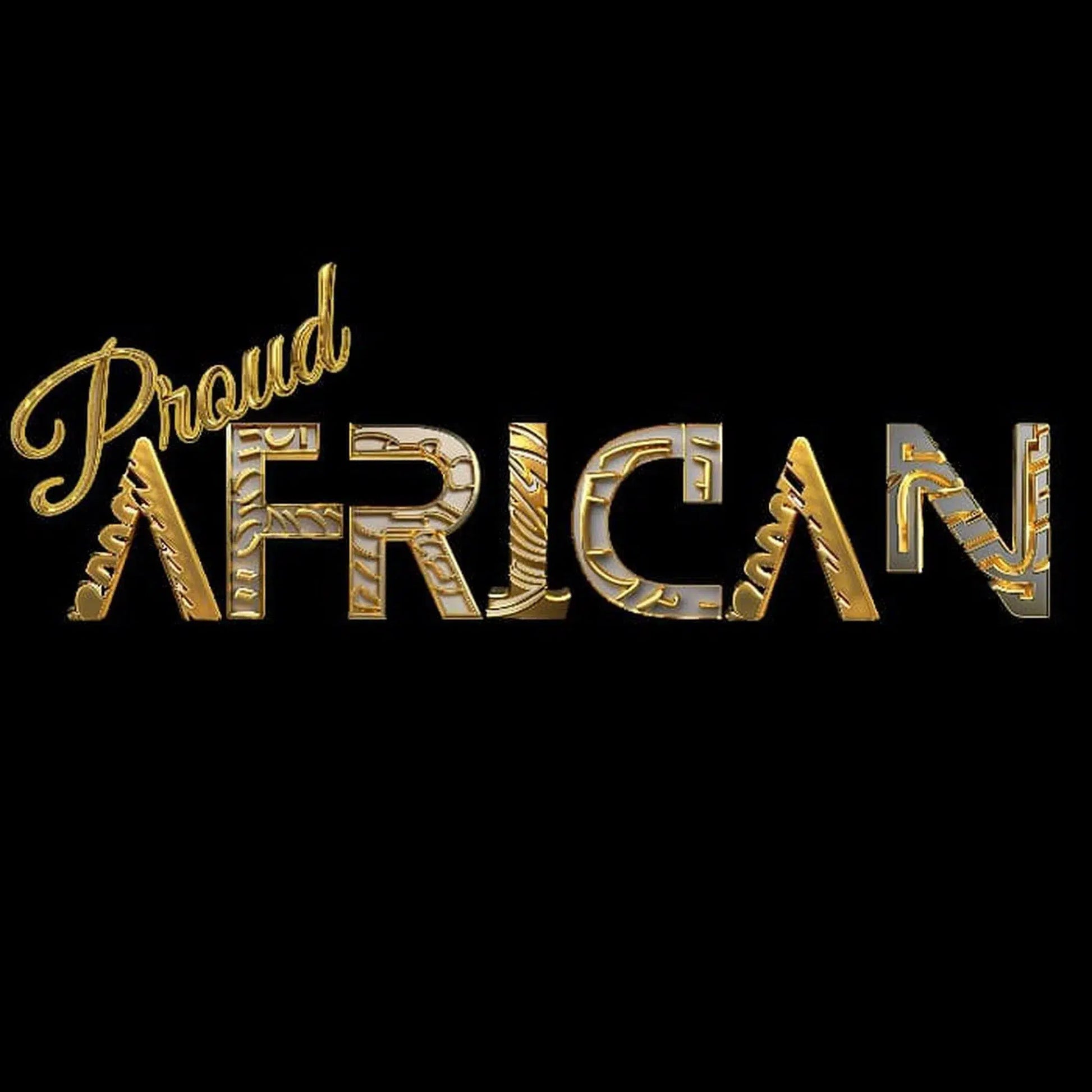 Black Culture Clothing | African Pride T Shirt Golden