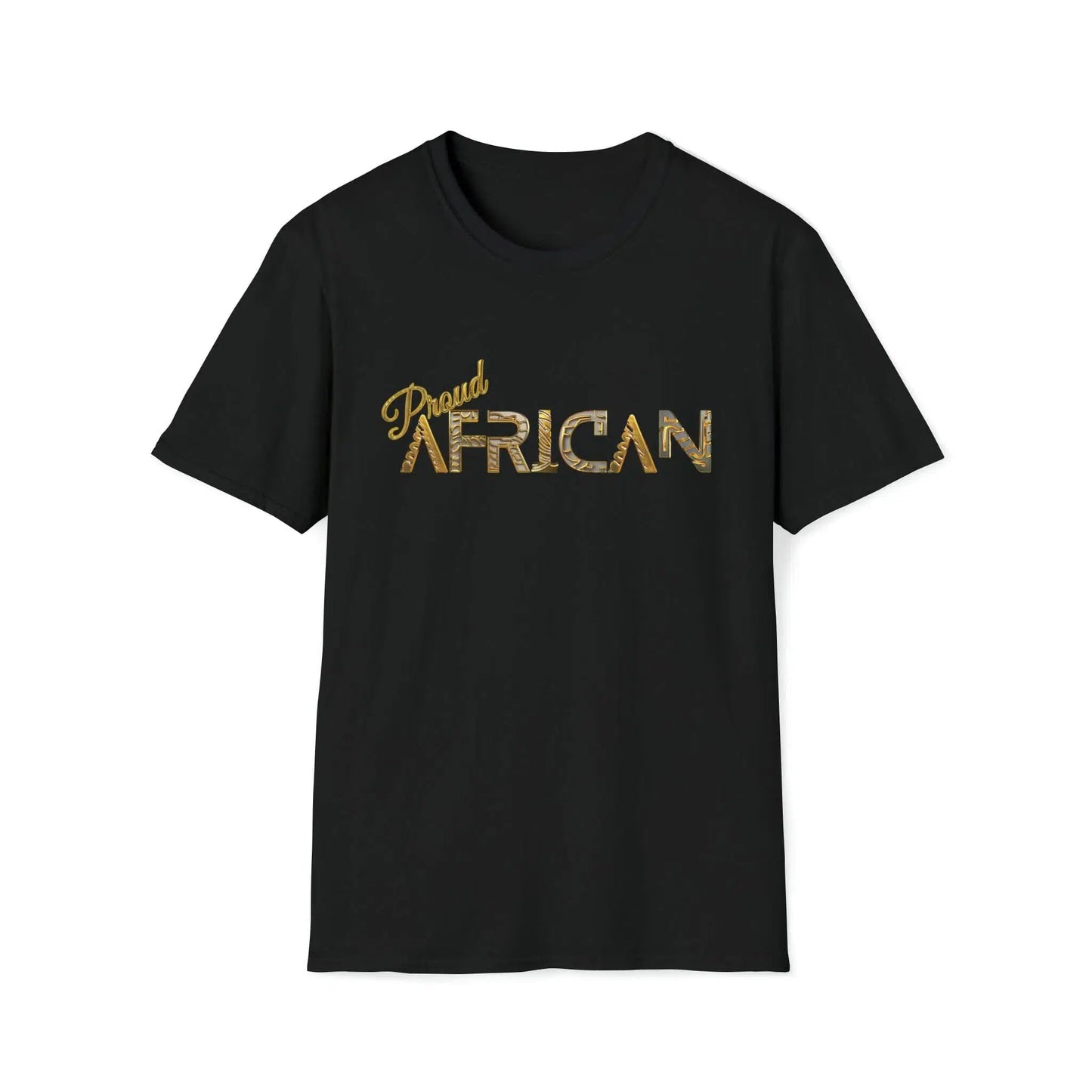 Black Culture Clothing | African Pride T Shirt Golden