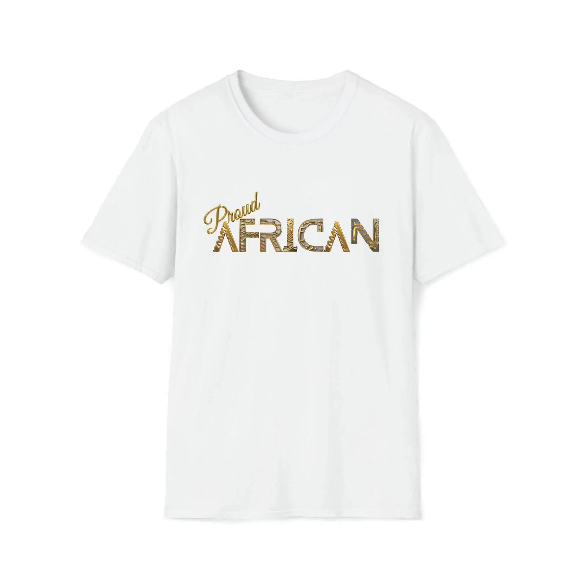 Black Culture Clothing | African Pride T Shirt Golden