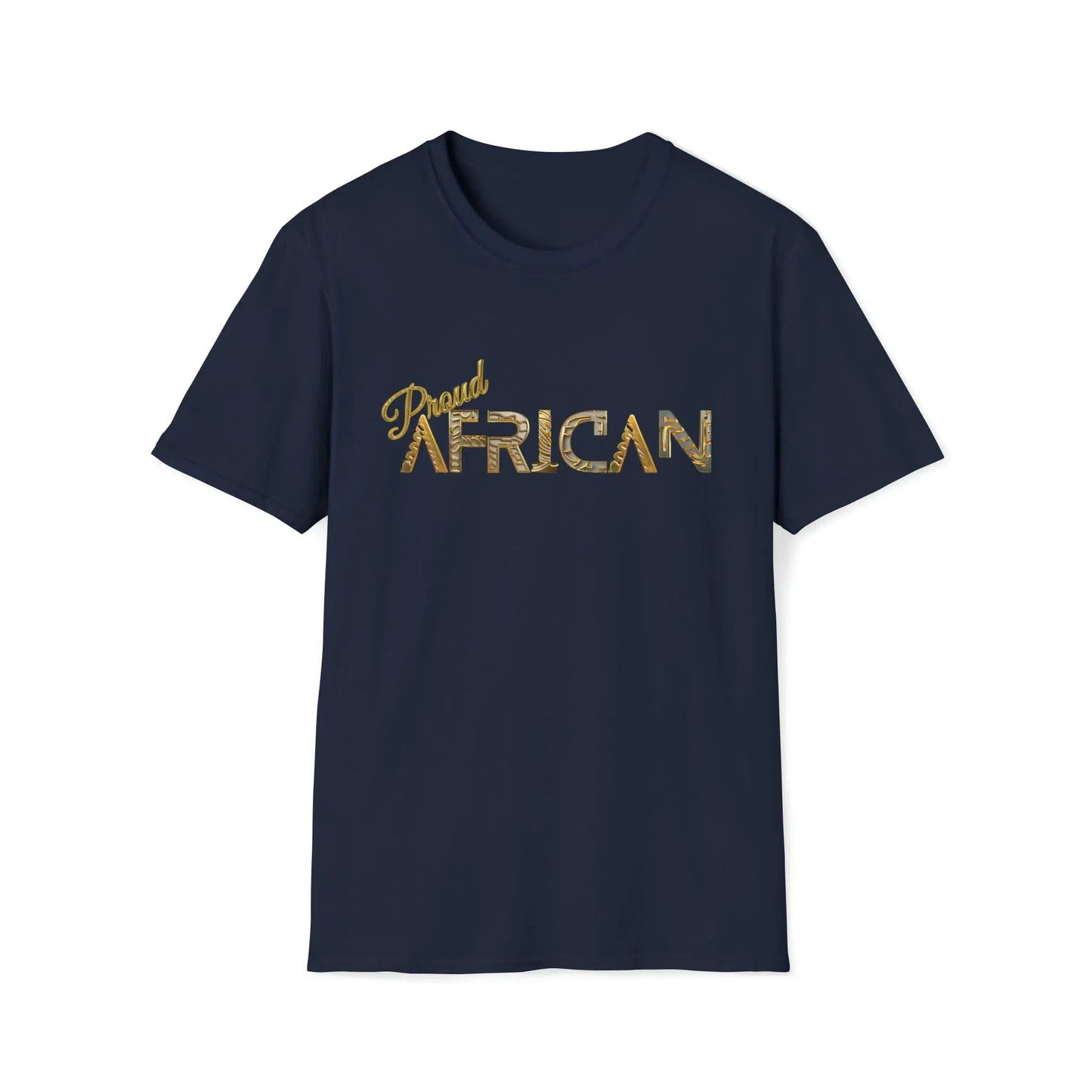 Black Culture Clothing | African Pride T Shirt Golden