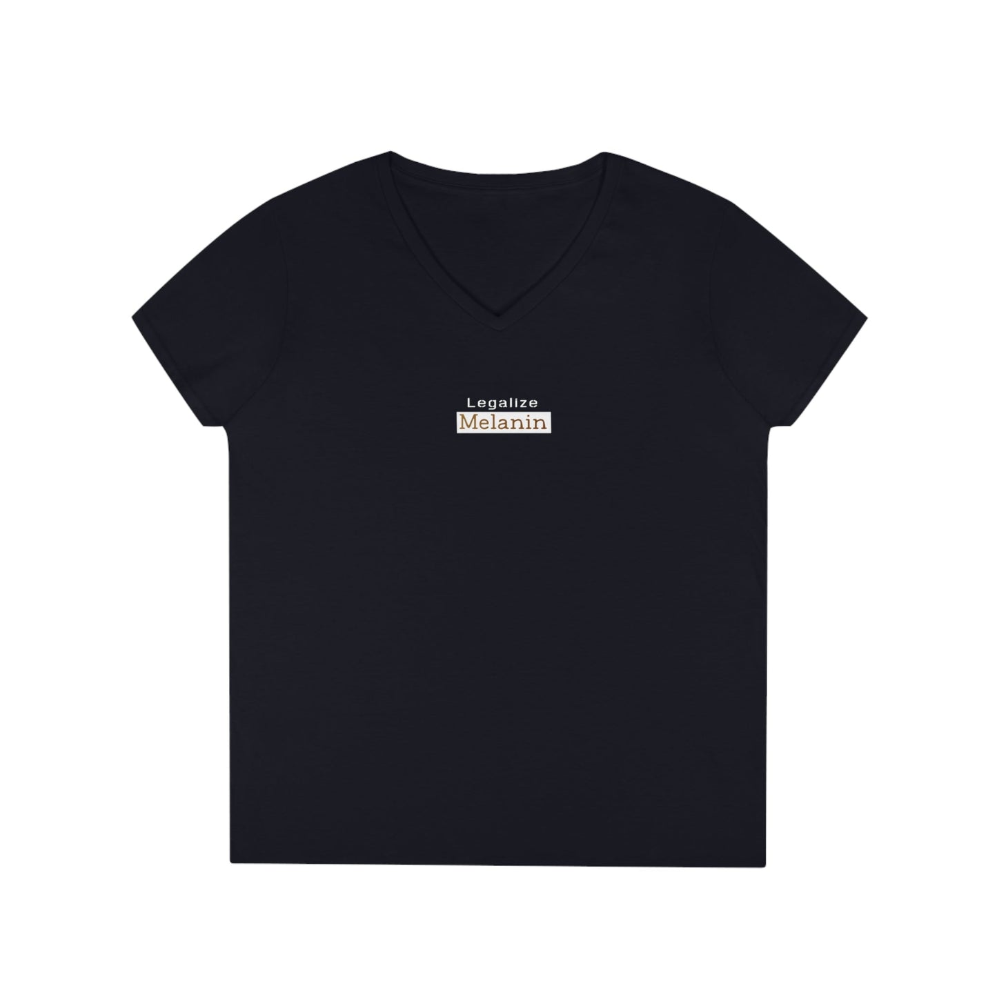 Melanin T Shirt Legalize V Neck Black