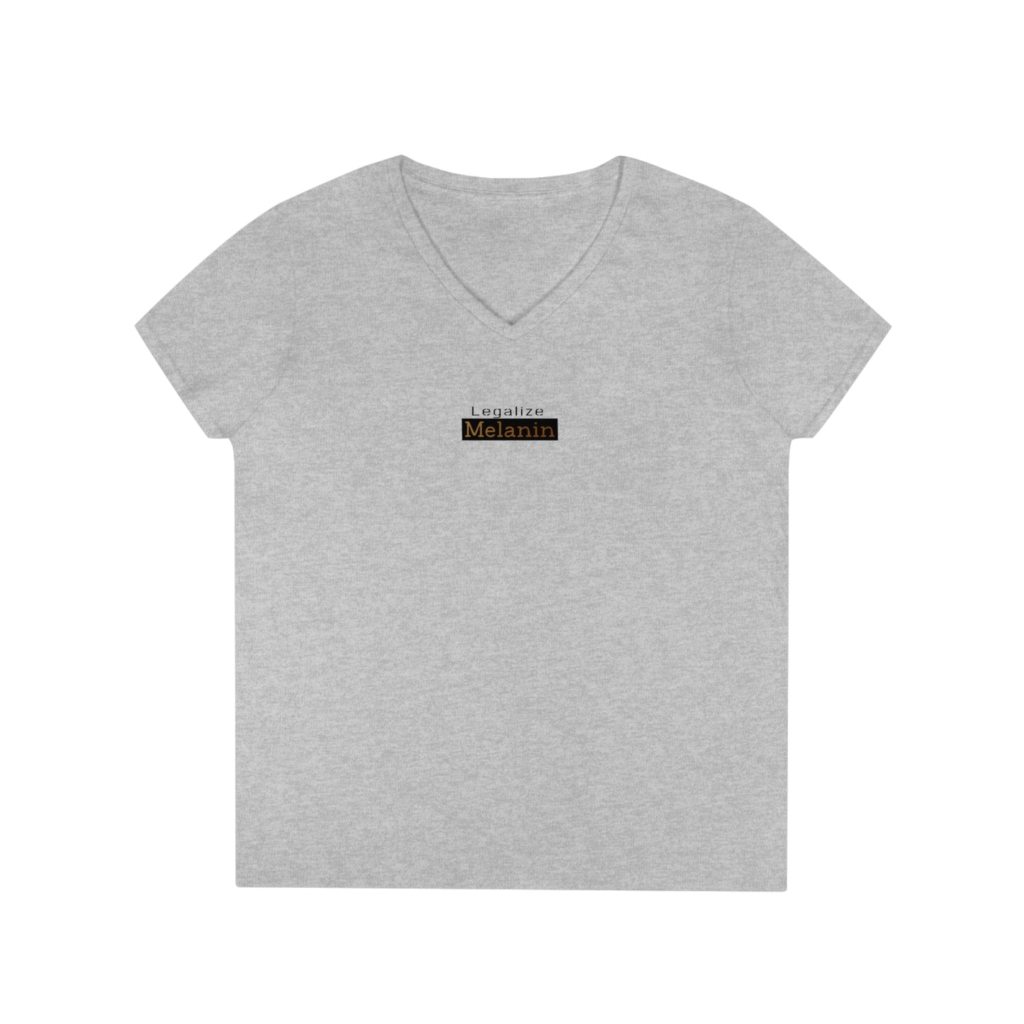 Melanin wear Legalize V Neck Sport Grey