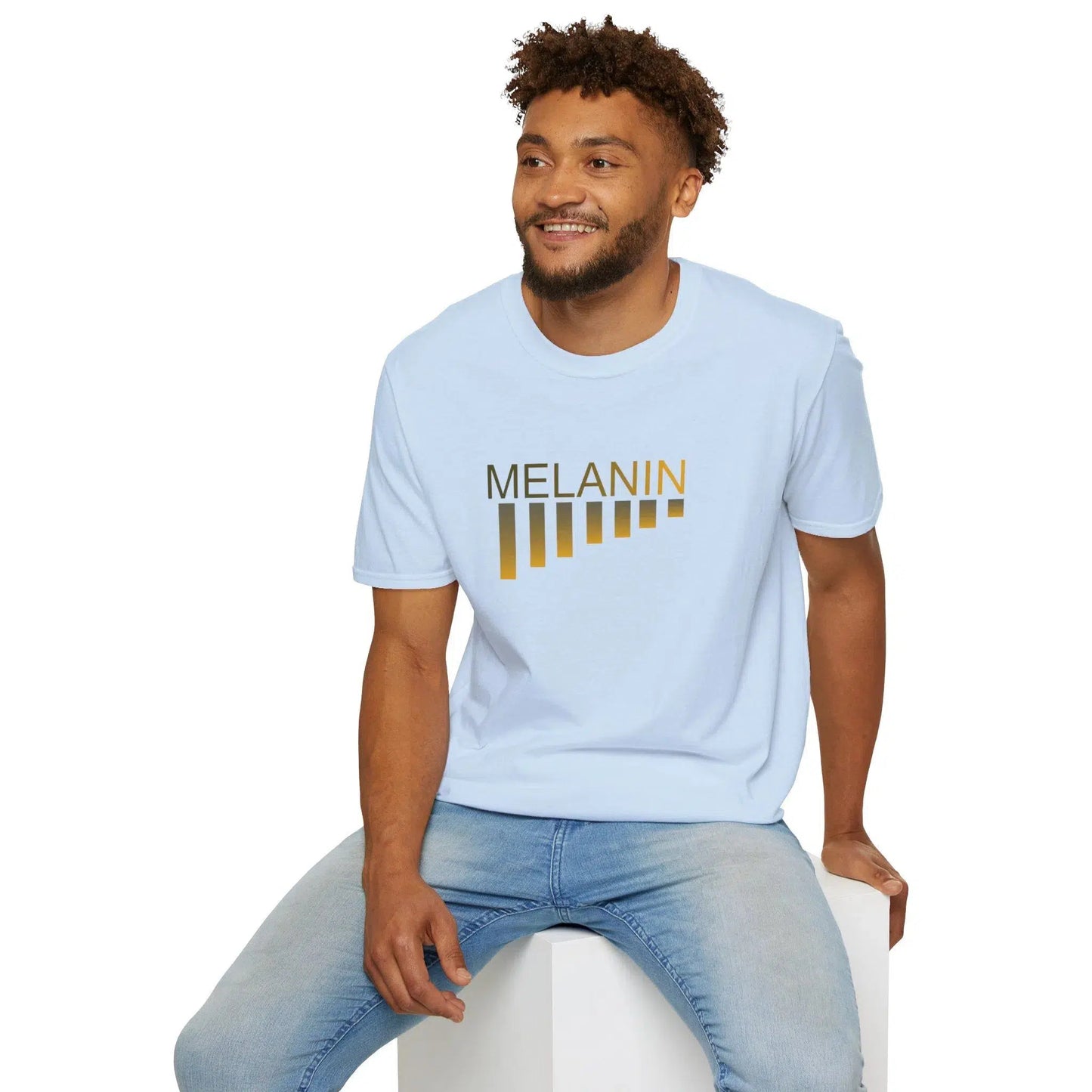 Melanin tshirt on model