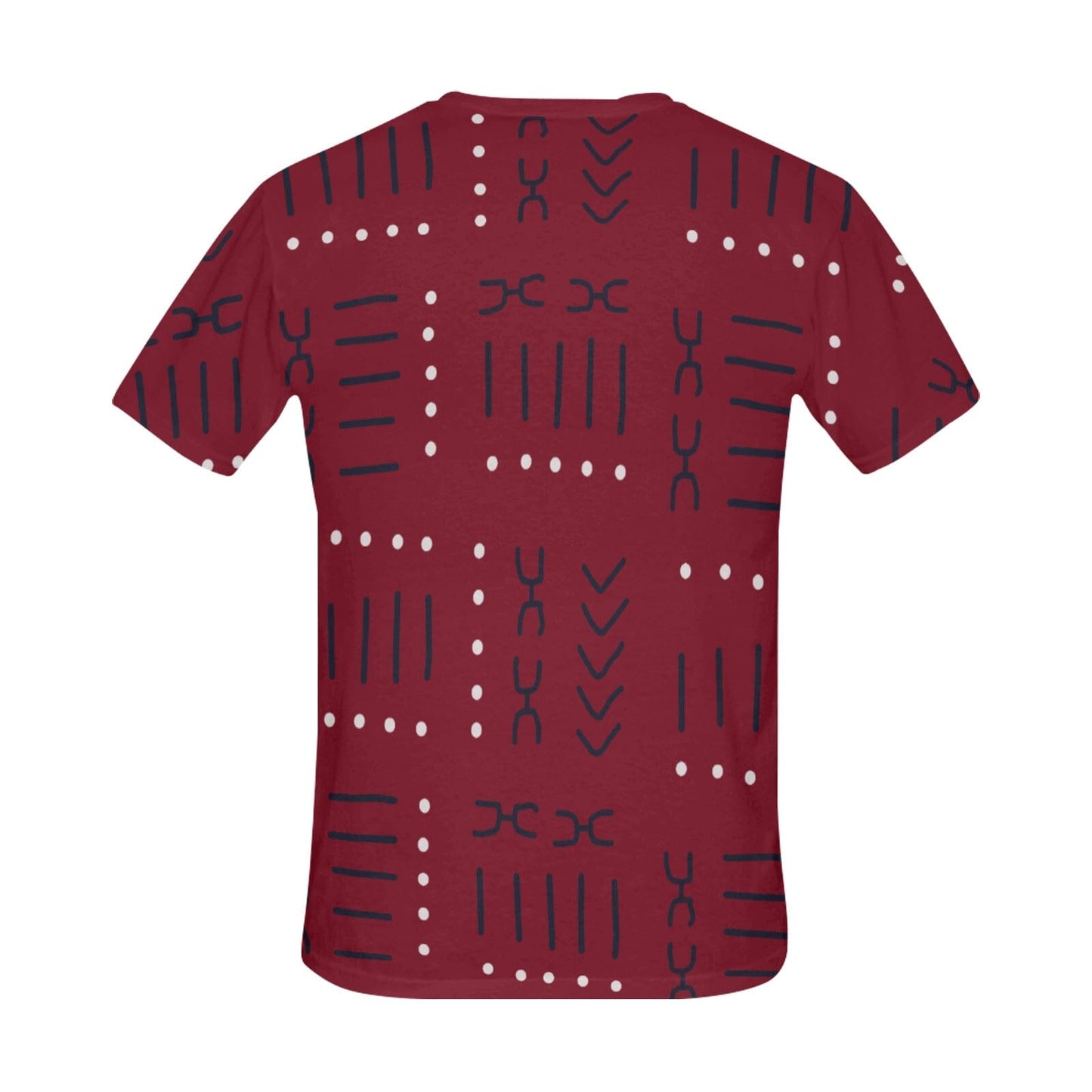 African Print shirt styles for guys Red T-Shirt Inkedjoy