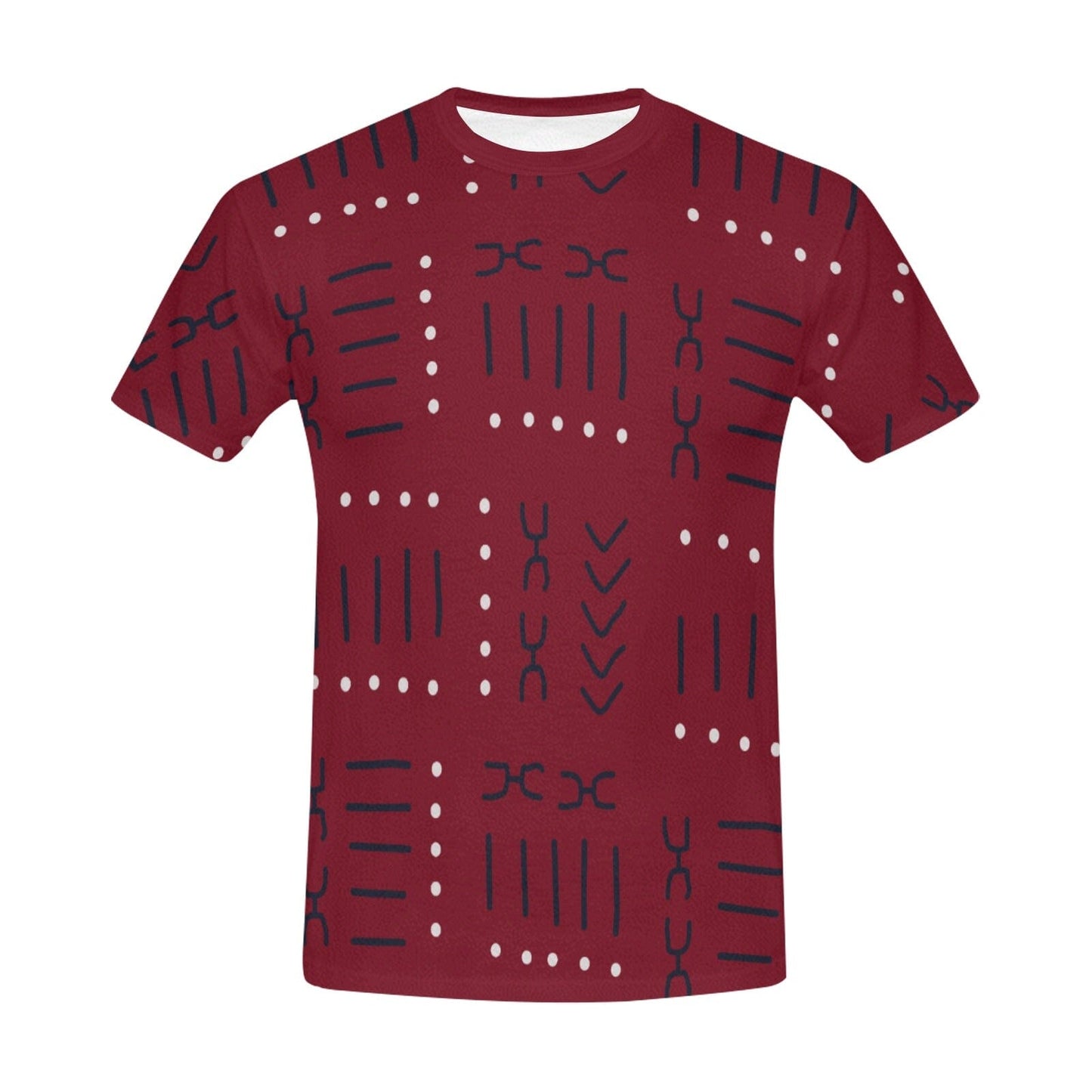 African Print shirt styles for guys Red T-Shirt Inkedjoy Red S