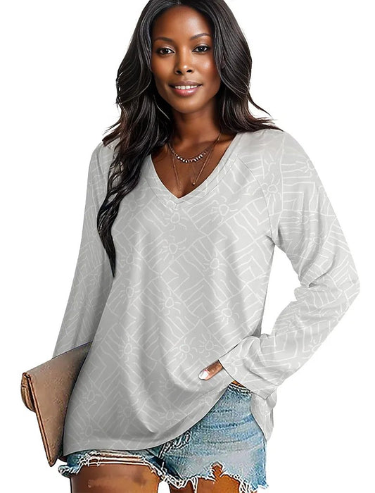 African print blouse for ladies white