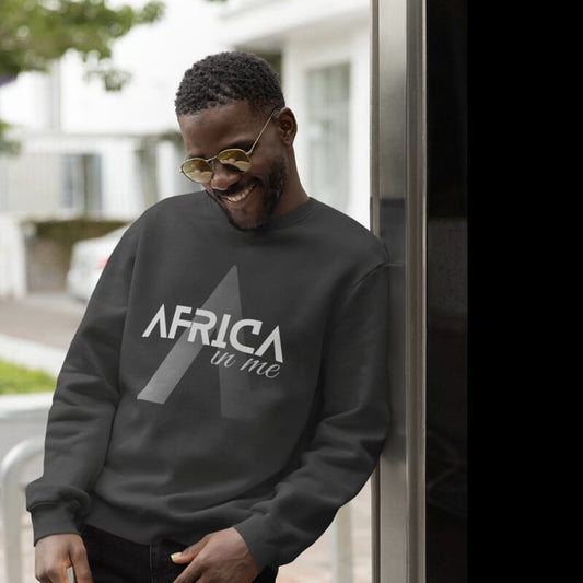 Black History Sweatshirts Superhero Africa in Me Sweatshirt Printify
