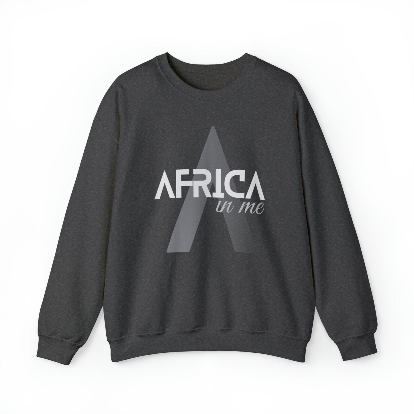 Black History Sweatshirts Superhero Africa in Me Sweatshirt Printify M Dark Heather