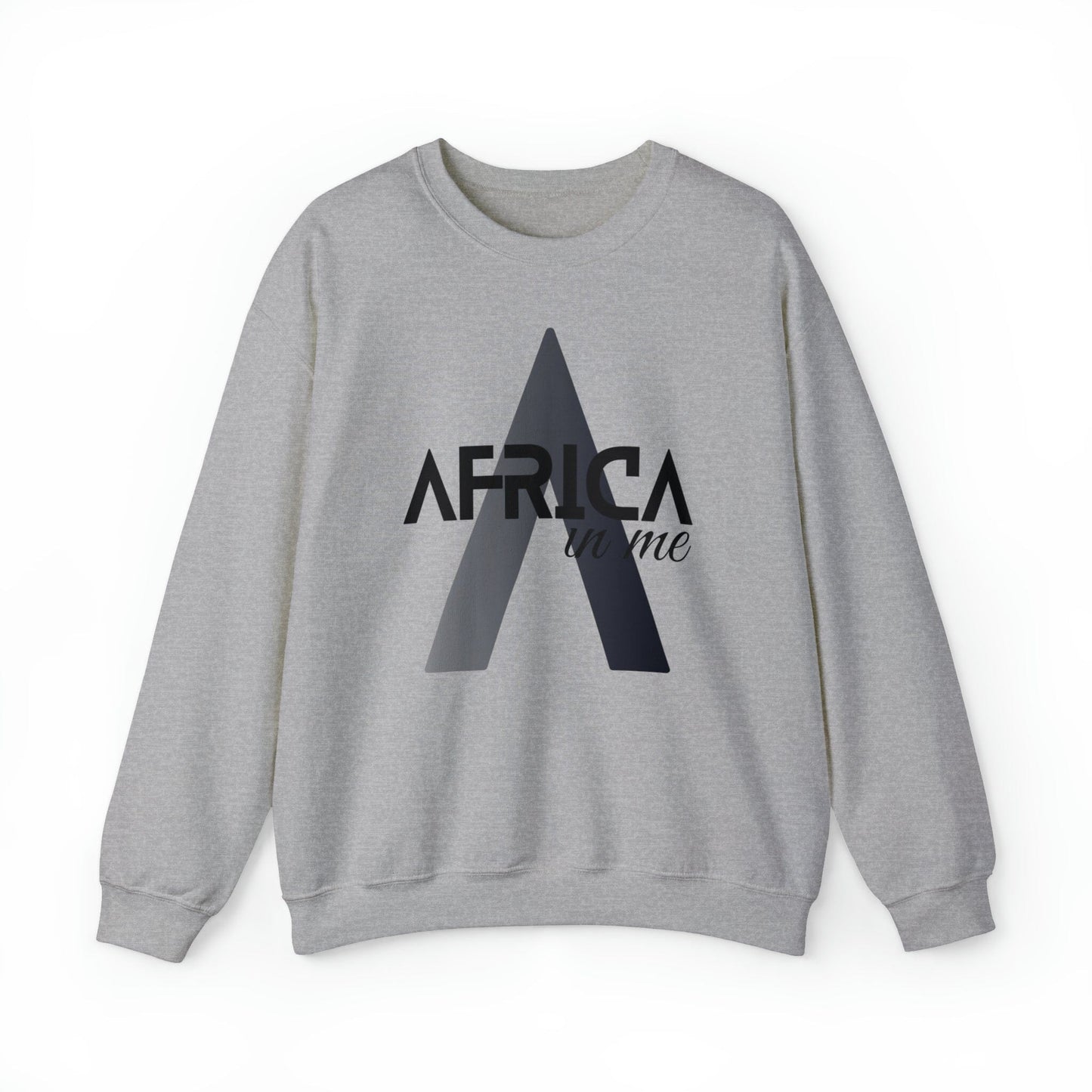 Black History Sweatshirts Superhero Africa in Me Sweatshirt Sport Grey