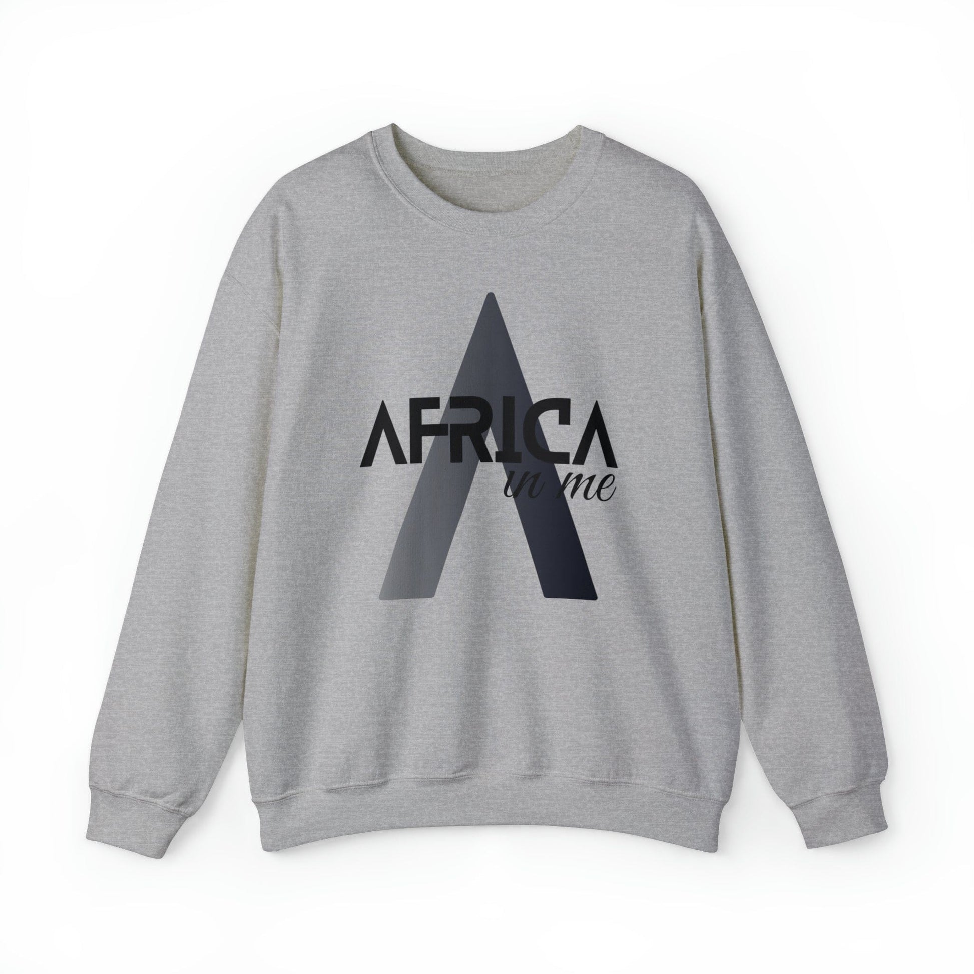 Black History Sweatshirts Superhero Africa in Me Sweatshirt  Sport Grey