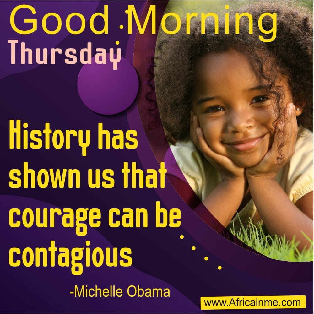 African American good morning Thursday quotes and images