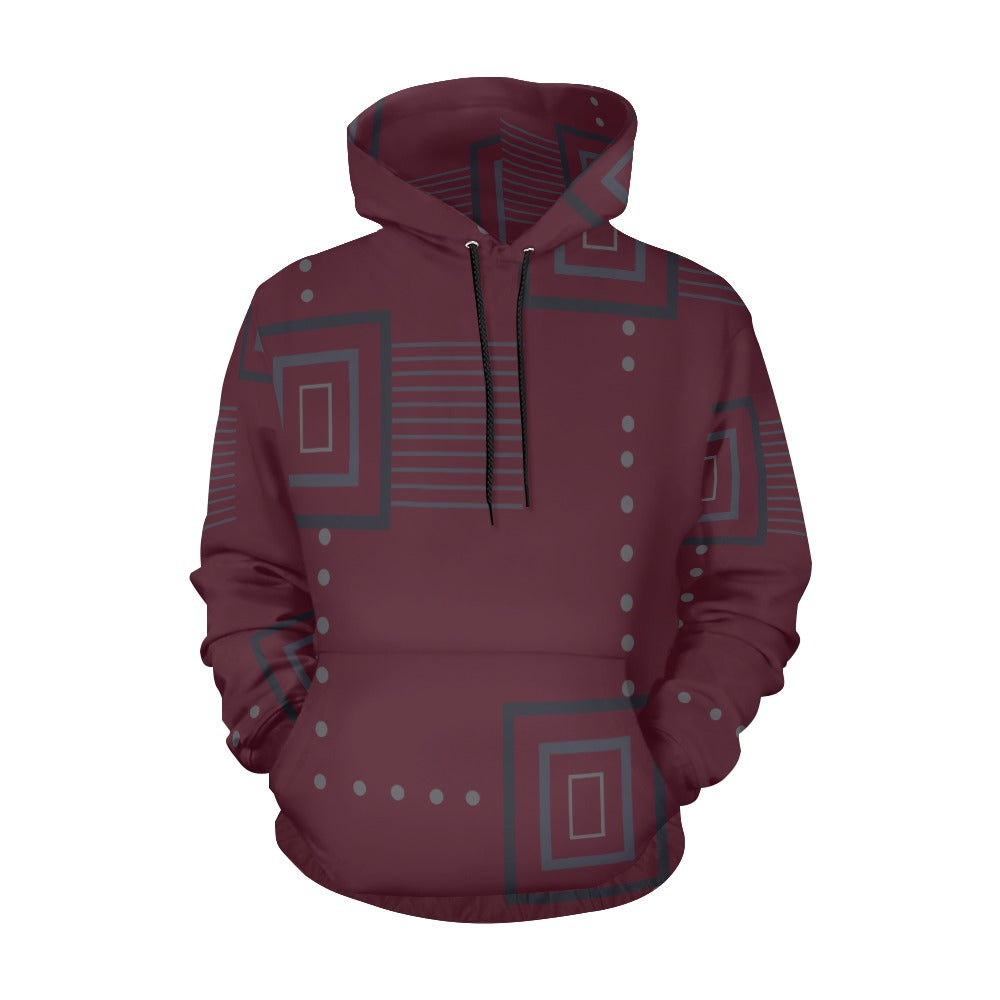 African Hoodie Annatto