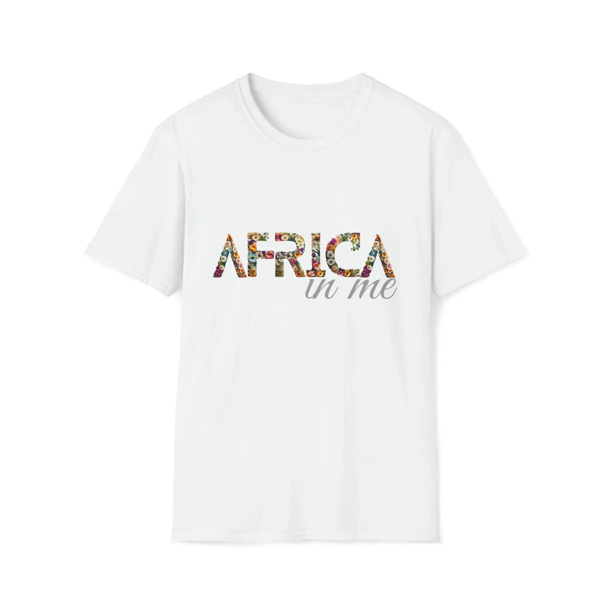 Black Culture T shirts |Africa in me Flowers T Shirt