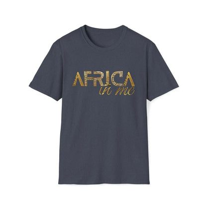 Black Power T shirts | Black Culture Africa in me Golden t-shirt