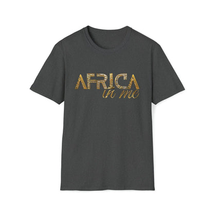 Black Pride T shirts | Black Culture Africa in me Golden t-shirt
