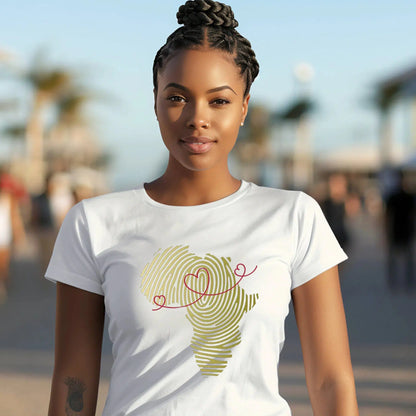 African American T shirts | Black Culture Fingerprint t shirt