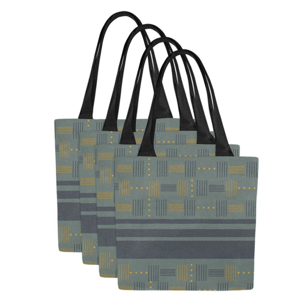 African American tote bags Rhino | Set of 4