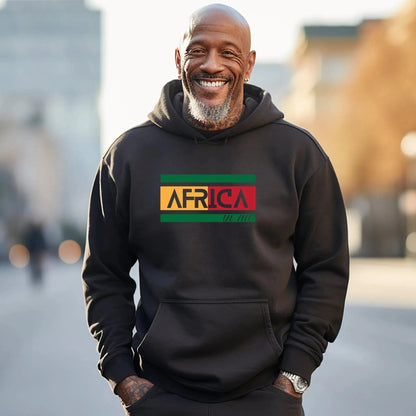 African American Hoodies Color Block