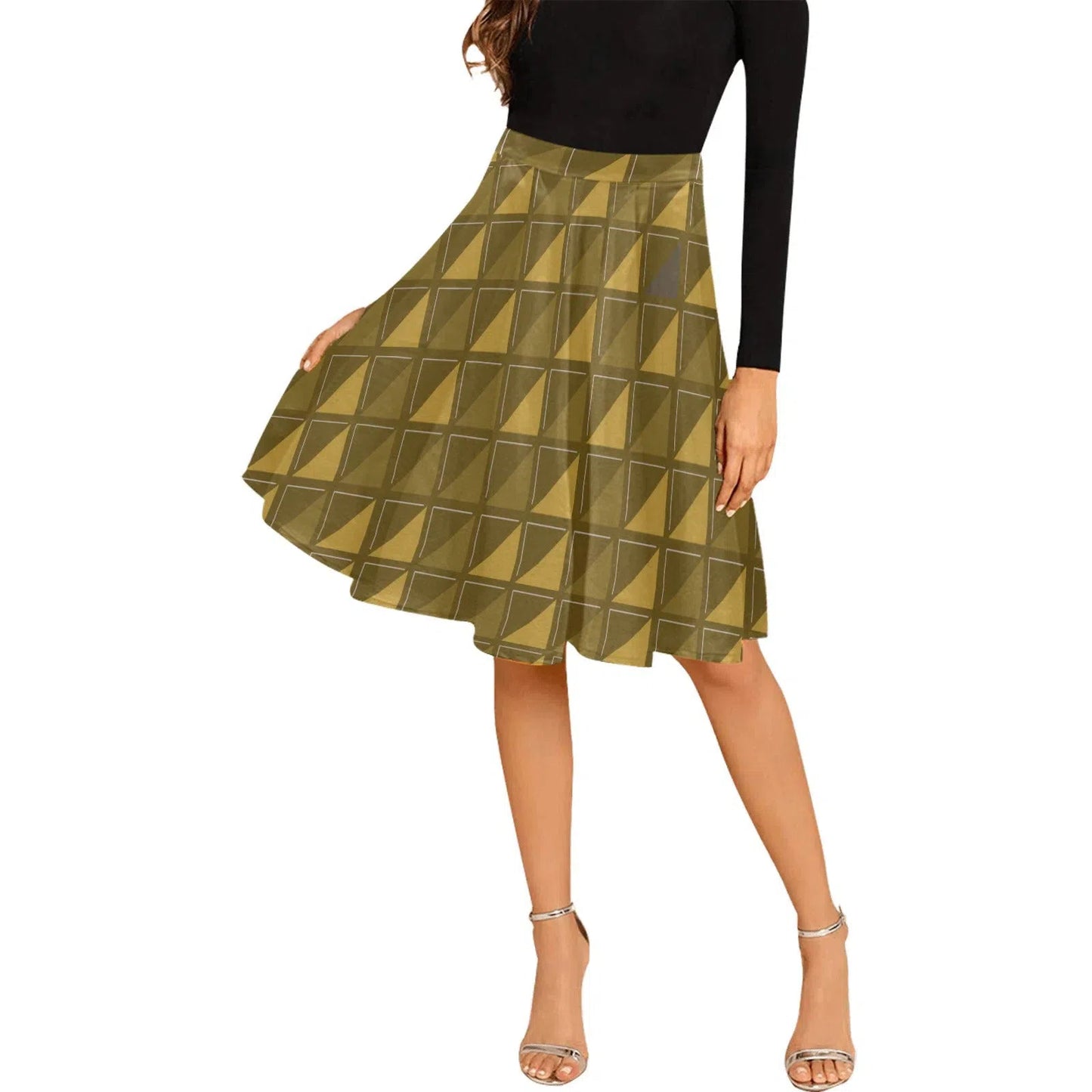 African Print Skirts Flaxen