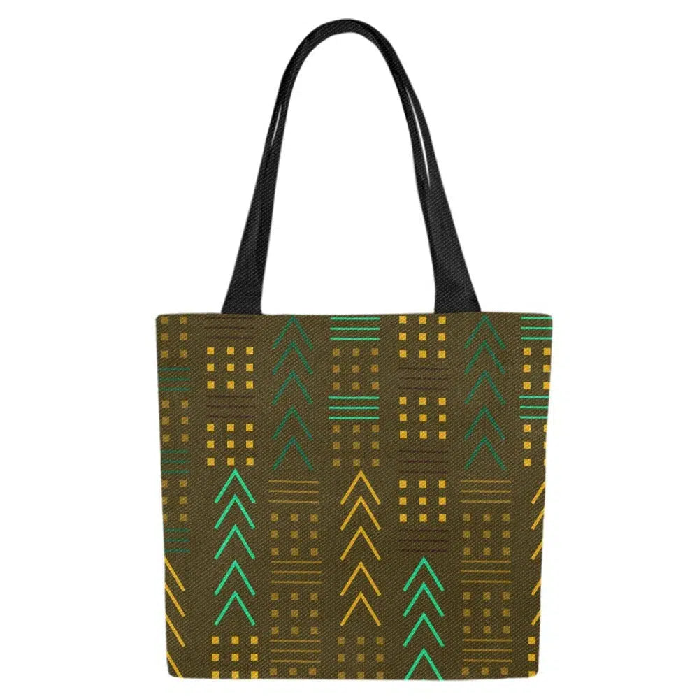 African American Tote Bags Olive