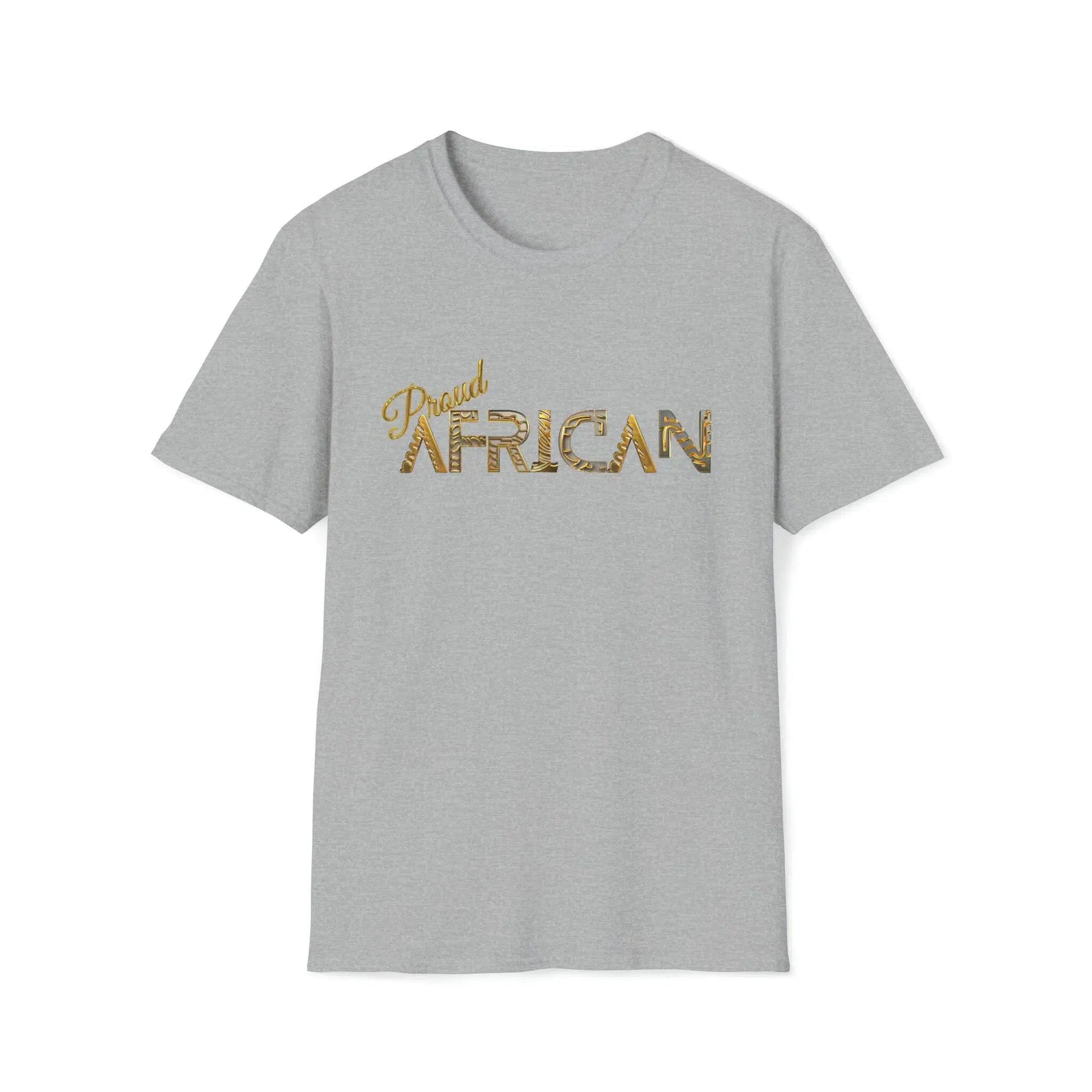 Black Culture Clothing | African Pride T Shirt Golden