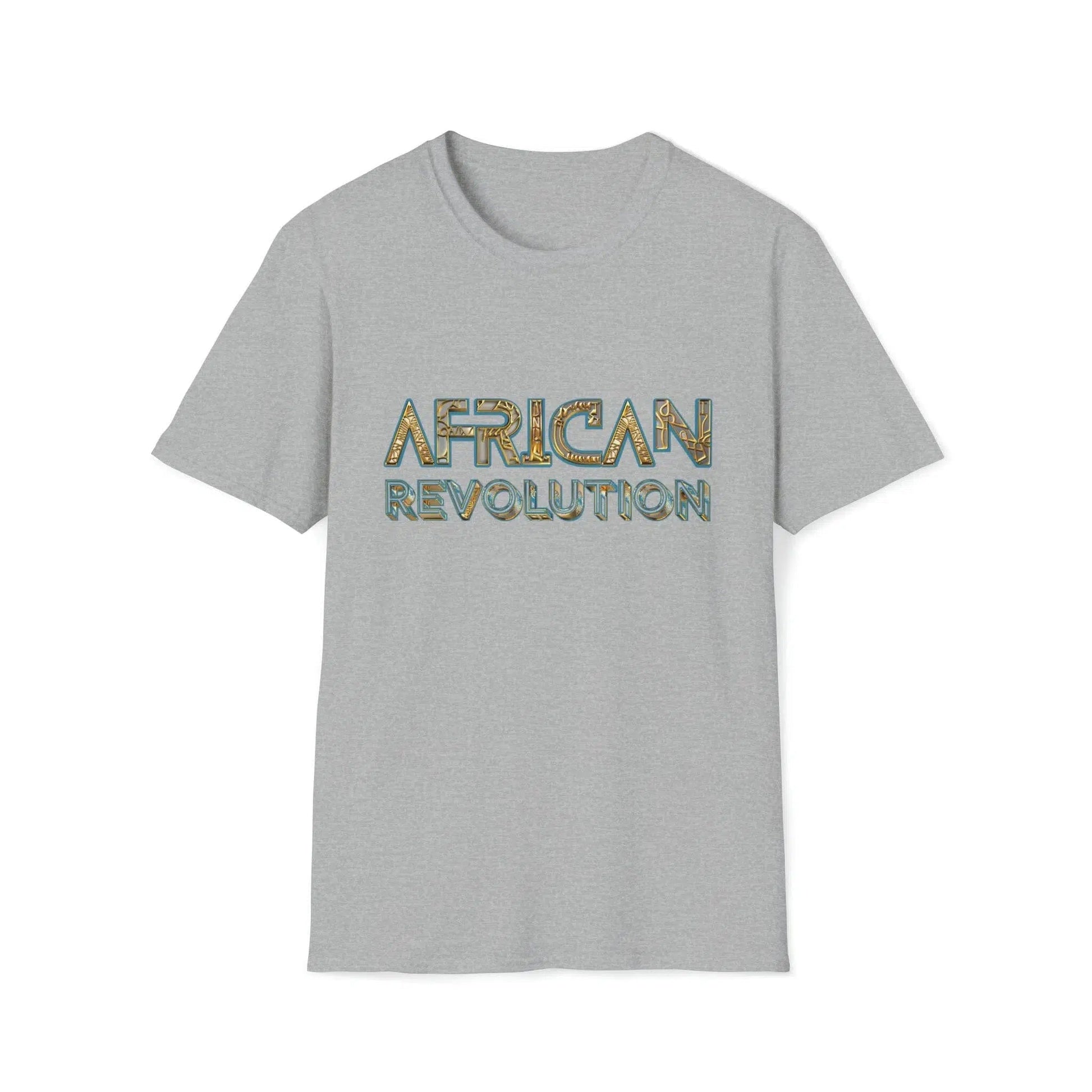 Black empowerment pride tee shirts | African Revolution Golden
