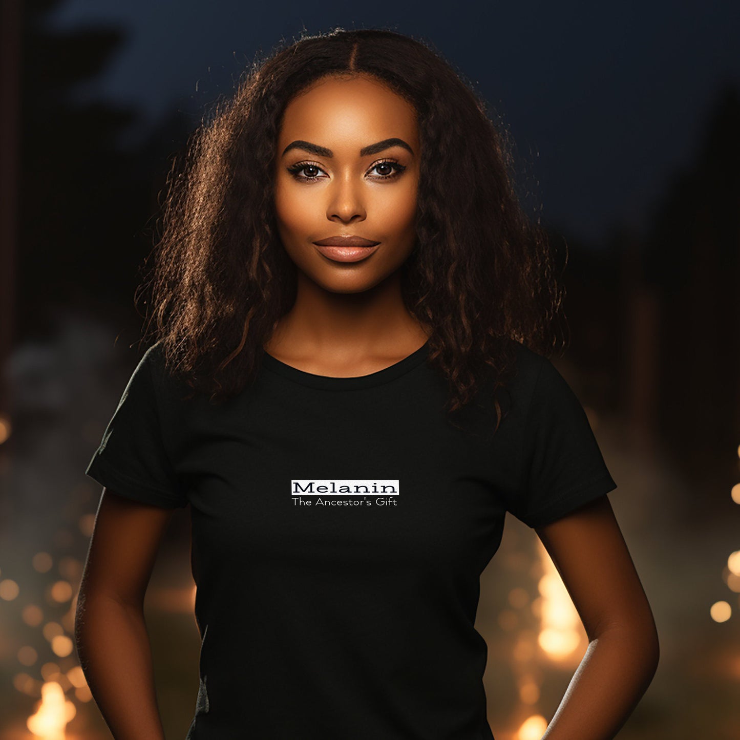 Melanin T shirt Ancestors Gift Simple