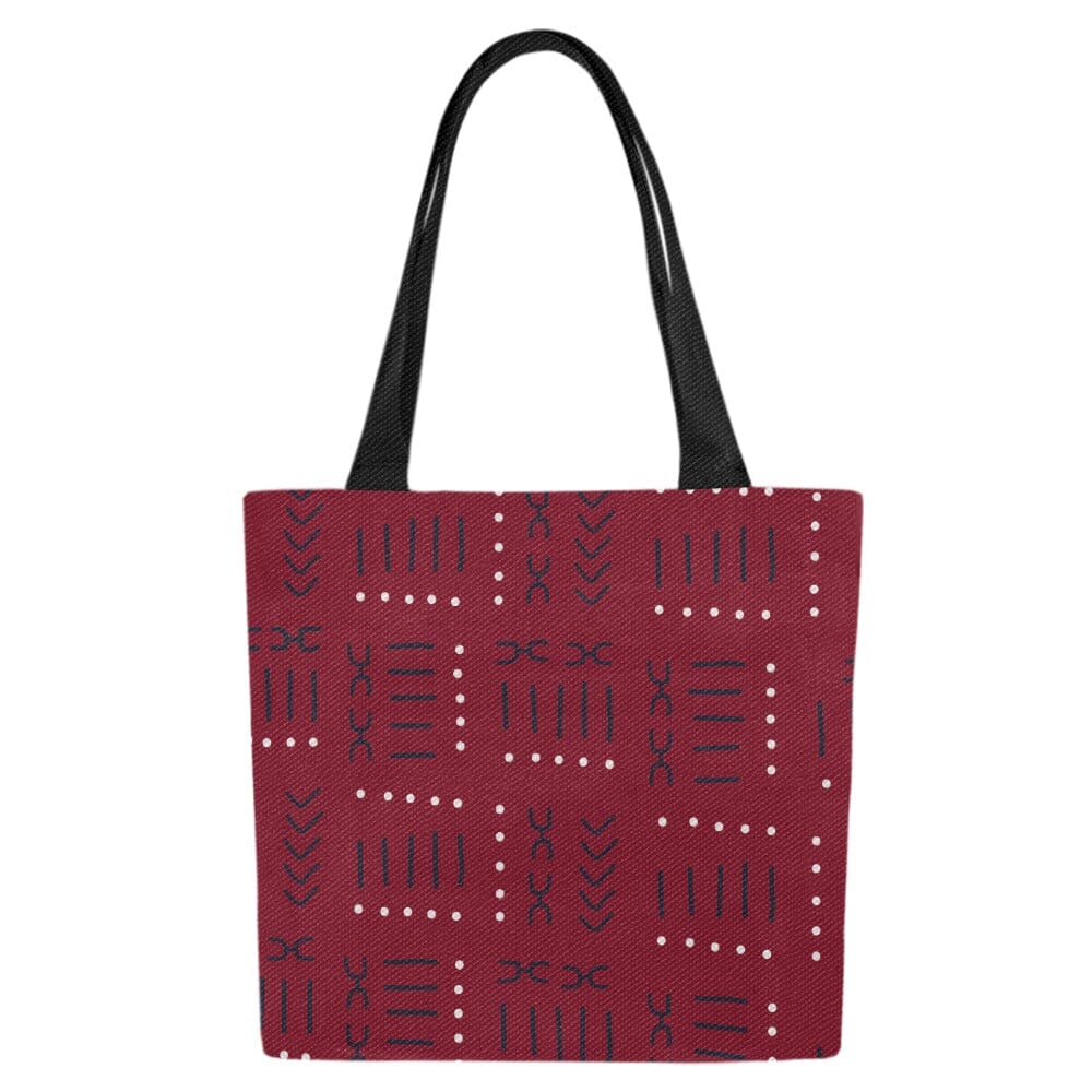 foldable reusable shopping bags, Crimson