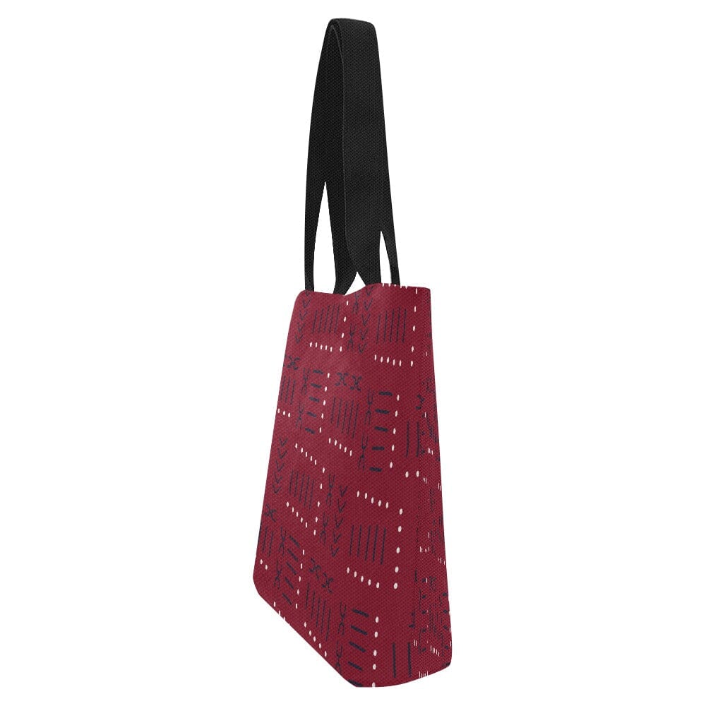 reusable grocery shopping tote bag, Crimson