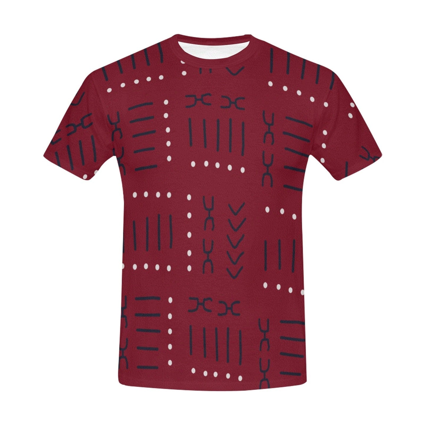 African Print shirt styles for guys Red T-Shirt Inkedjoy Red S 