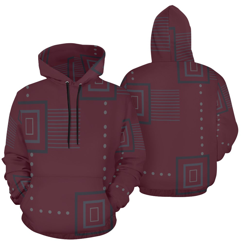 African Hoodie Annatto