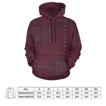 African Hoodie Annatto