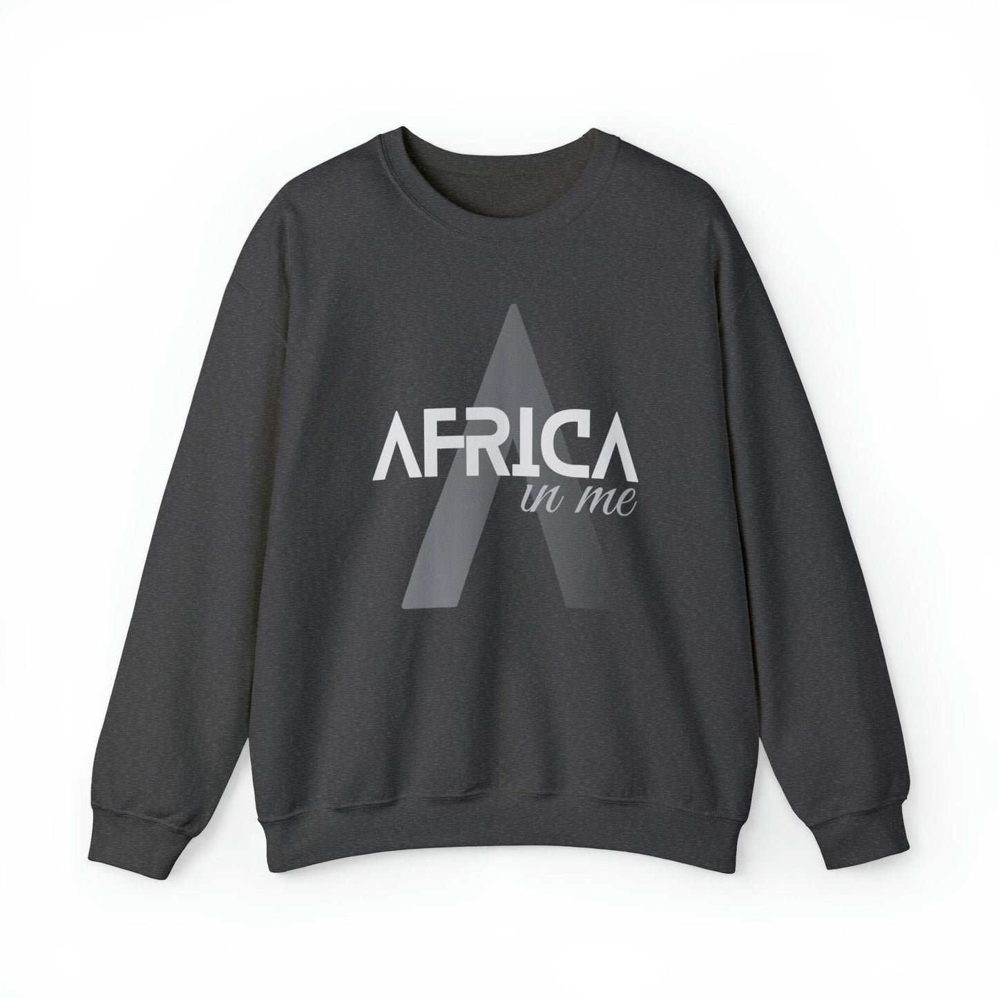 Black History Sweatshirts Superhero Africa in Me Sweatshirt Printify M Dark Heather 