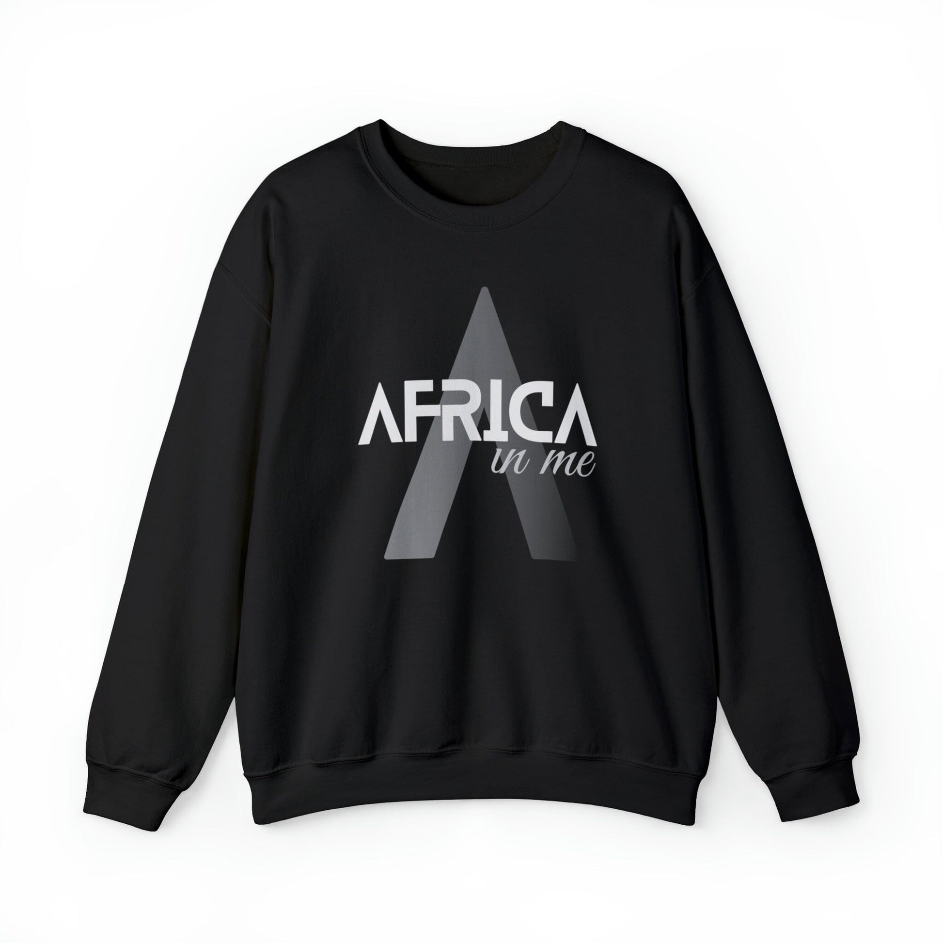 Black History Sweatshirts Superhero Africa in Me Sweatshirt Printify S Black 