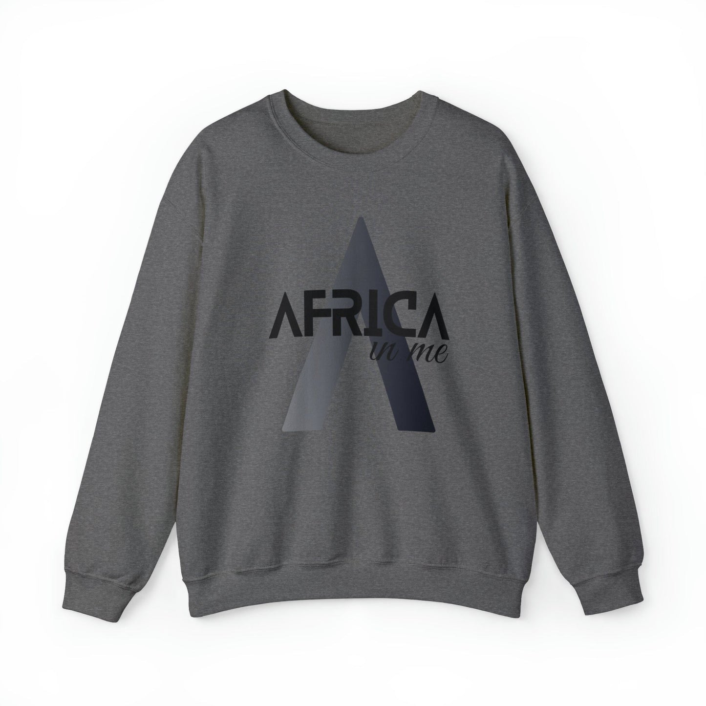 Black History Sweatshirts Superhero Africa in Me Sweatshirt Printify S Graphite Heather 