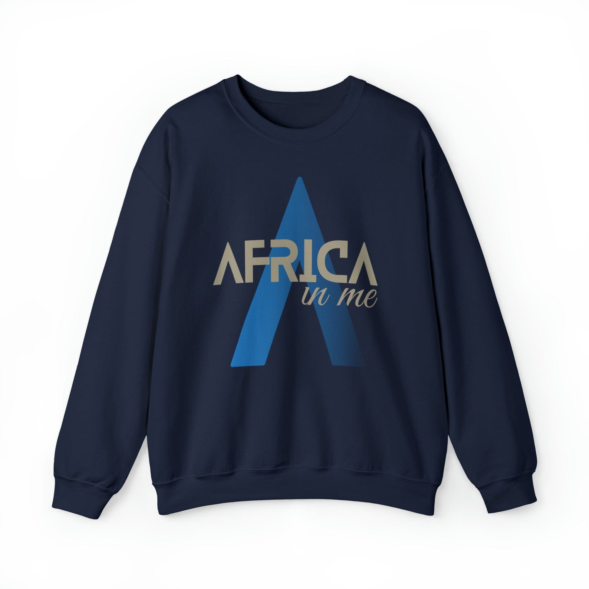 Black History month Sweatshirts Superhero Africa in Me Sweatshirt  Navy 