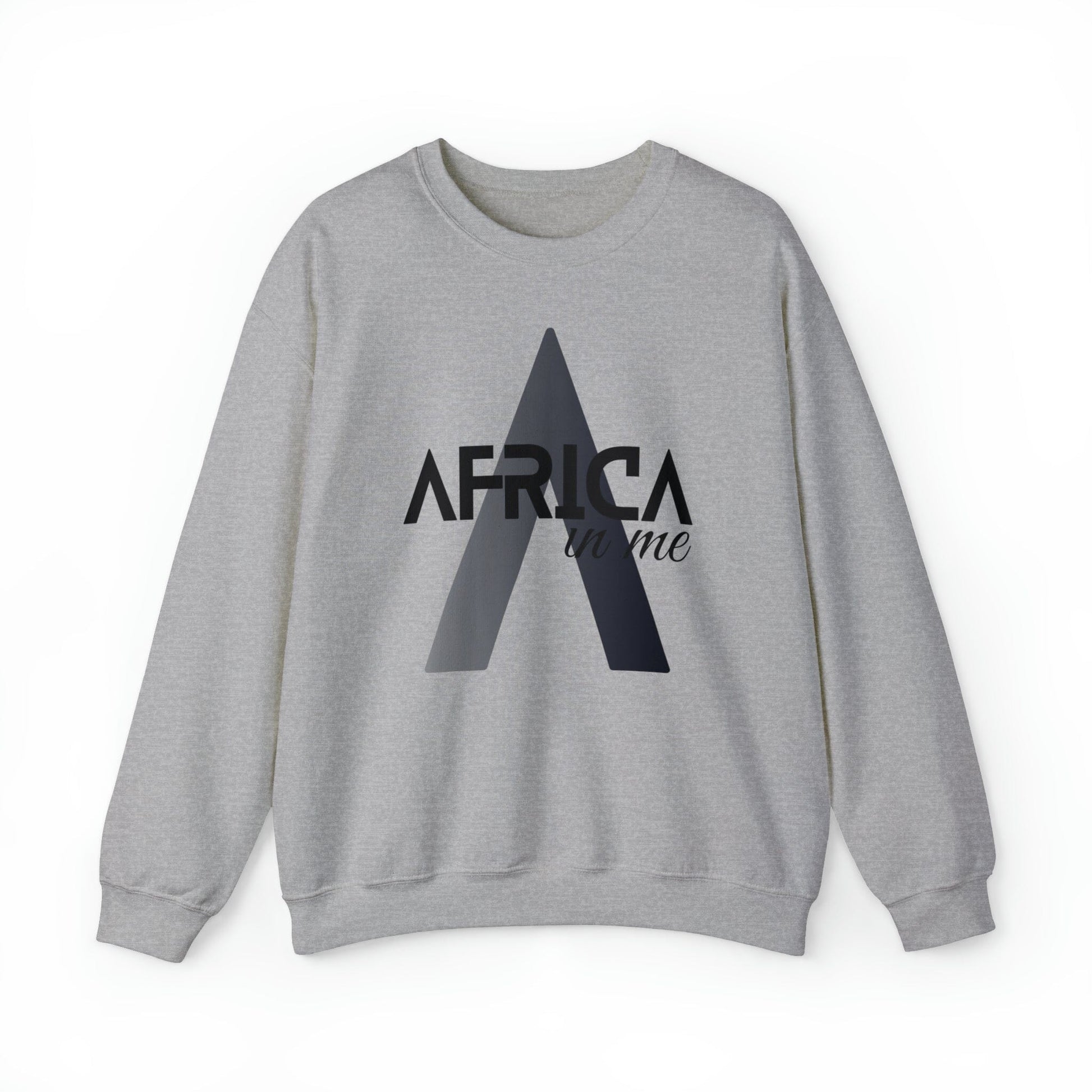 Black History Sweatshirts Superhero Africa in Me Sweatshirt  Sport Grey 